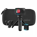 GoPro HERO10, 5K, Black Bündeln - Enthält magnetischen Drehclip, wiederaufladbare Akku (2), Shorty (Stativ + Griff) und Tragetasche