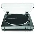 Audio-technica At-lp60xusb- Automatischer Stereo-plattenspieler Mit Riemenantrieb (analog Und Usb), Schwarz (gunmetal)