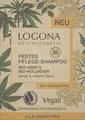 LOGONA Festes Shampoo Hanf & Holunder 60g - reinigt & verleiht Glanz