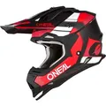 ONeal 2SRS Spyde S23, Motocrosshelm - Matt Schwarz/Rot/Weiß - XL