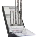 Bosch Professional Zubehör SDS plus-5 Hammerbohrer-Set, Robust Line, 5-tlg., 5-10 mm (10 mm, 5 mm, 6 mm, 8 mm) (2607019927)