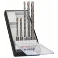 Bosch Accessories SDS-Plus-Bohrersatz 5-tlg.RobL 5/6x50/100mm+6/8/10x100/160mm 2607019927 Hartmetall Hammerbohrer-Set 5teilig 5 mm, 6 mm, 6 mm, 8 mm, 10 mm