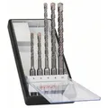 Bosch Accessories 2607019927 Hartmetall Hammerbohrer-Set 5teilig 5 mm, 6 mm, 6