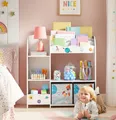 Kinderregal Kinderzimmerregal Bücherregal Spielzeug-Organizer SONGMICS GKR42WT