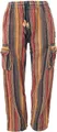 Guru-Shop Relaxhose Wohlfühlhose, Goa Hose, Loose fit Hose - orange Hippie, Ethno Style, alternative Bekleidung