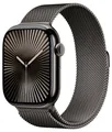 Apple Watch 10 LTE Schiefer Titan 46mm Milanaise Loop Schiefer M/L MWYW3