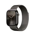 Apple Watch Series 10 46mm GPS + Cellular, Titan-Gehäuse und Schiefer-Milanese