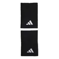 adidas Unisex Tennis Wristband Large Sweatband, Black/Black/White, M
