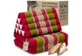 livasia Sitzsack Thaikissen 2 Auflagen, vegan und handgefertigt, 120x50x8cm, Kapok