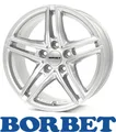 Borbet XR 6,5X16 5/112 ET22 Brilliant Silver