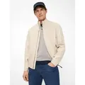 Cabanjacke BRAX "Style CALVIN", Herren, Gr. XL, beige, 98% Baumwolle, 2% Elasthan, Jacken
