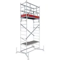 KRAUSE Arbeitsgerüst "ClimTec", nur 1. Aufstockung, ohne Grundgerüst; Arbeitshöhe: 5,00 m, max. 200 kg/m², Aluminium - silberfarben