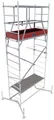 Krause 710123 Gerüstaufstockung Aluminium Gerüst 1. Aufstockung Arbeitshöhe (max.): 5.00m Silber 36.9kg