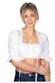 Edelnice Trachtenmode hochwertige Dirndlbluse Frieda mit Spitze Gr. 32-54 (DE/NL/SE/PL, Numerisch, 44, Regular, Regular)