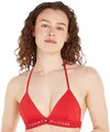 Tommy Hilfiger Damen Bikini Oberteil Triangel Gepolstert, Rot (Primary Red), S