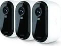 Arlo Essential - 2. Generation - Netzwerk-Überwachungskamera - Innenbereich, Außenbereich - witterungsbeständig - Farbe (Tag&Nacht) - 4 MP - 2560 x 1440 - Audio - drahtlos - Wi-Fi (Packung mit 3) (VMC3350-100EUS)