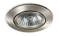 LICHT DISCOUNT GU10 Einbaustrahler 230 V alu gebürstet Einbauspot geeignet für 68 mm Lochbohrung Decken Strahler Spot passend für LED oder Halogen (max. 50 Watt) Leuchtmittel inkl. GU10 Fassung