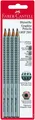 117198  Bleistift GRIP 2001, 4er Packung enthält H, HB, B, 2B