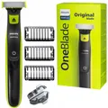 NEU Philips Rasierer OneBlade QP2724 10 Silber Grün Nass Trocken Barttrimmer