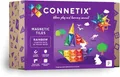 CONNETIX Magnetbausteine Regenbogen Starterpaket, 60 Stück, Ideales Basis Set mit Quadraten und Dreiecken, prämiertes Mint Lernspielzeug für kreatives 2D und 3D Bauen, ab 3 Jahren