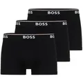 BOSS Trunk TRUNK 3 PACK (3-St) BOSS Schriftzug auf dem Bund schwarz S
