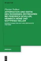Affirmation und Kritik des modernen Zeitregimes bei Friedrich Schiller, Heinrich