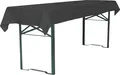 TexDeko Tischdecke für Bierzeltgarnitur 100x250cm, waschbar (Anthrazit)