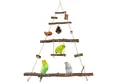 halmland Vogelspielplatz Hängender Vogelspielplatz für Vögel – Spiel- und Klettermöglichkeiten
