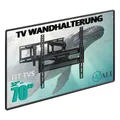 TV Wandhalterung Schwenkbar Neigbar für 32–70 Zoll Flachbildschirme,Wandhalte...