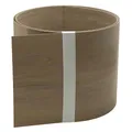 INTRA-TEC Design-Zaun-Sichtschutzstreifen Holzdekor Caramel Oak aus Hart-PVC 252x19 cm für Doppelstabmattenzäune, Holzoptik