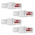 NAmobile 4X Netzwerkstecker Netzwerk Stecker werkzeuglos Cat7 Cat6 Cat5 LAN Kabel RJ45 ohne Werkzeug werkzeugfrei Verlegekabel Patchkabel Netzwerkkabel Crimpstecker