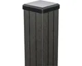 Pfosten GroJa Merano BPC inkl. Kappe zum Einbetonieren 7 x 7 x 150 cm anthrazit