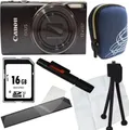 Canon Ixus 285 HS schwarz Set Angebot Tasche blau