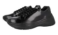 LUXUS PRADA CHUNKY SOLE SNEAKER SCHUHE 4E3457 SCHWARZ LEDER NEU 8,5 42,5 43