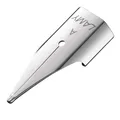 Lamy Z 50 Feder 888 - Ersatzfeder aus verchromtem Edelstahl in der Farbe Blank Federstärke A Z 50 nib set A/abc (5) Silber Feder A
