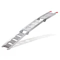 1x ConStands Alu III - Auffahrrampe Motorrad Alu Dreifach-Klappbar Auffahrschiene bis 270 kg
