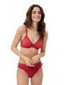 BeeDees Damen Bügel-BH Microfun W dunkelrot | 75B