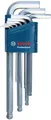 Bosch Innensechskantschlüssel Set Hex, 9-teilig