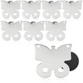 com-four® 8X Tischdeckenbeschwerer magnetisch - Tischtuchgewichte aus Edelstahl - schwere Tischtuchklammer
