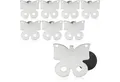 com-four Tischtuchklammern, (8-St), Tischtuchgewichte aus Edelstahl – magnetische Tischtuchklammer