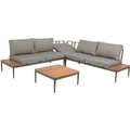 Acamp Loungegruppe Paros Anthrazit-Teak FSC®