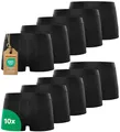 Kemes Boxershorts Herren Baumwolle 10er Pack Ohne kratzenden Zettel Unterhosen Männer Unterwäsche(Gr. S - 4XL)