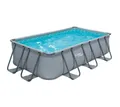 Aufstellpool Schwimmbad Schwimmbecken rechteckig grau 400x200x100cm Summer Waves