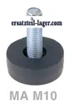 Europart Gerätefuß Grobgewinde MA-M10 Universal