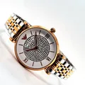 Emporio Armani Damenarmbanduhr Bicolor Stahl