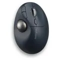 Kensington Maus Pro Fit Ergo TB550 Trackball, K72196WW, 9 Tasten, 1600 dpi, kabellos, dunkelblau