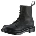 DR. MARTENS 1460 Pascal Mono Schnürboots, Schnürschuh, Festival, Stiefelette mit praktischer Schnürung schwarz 36 EU