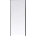 Wandspiegel Spiegel Hängespiegel Aluminium Rahmen Glas Schwarz Kare Design