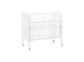 Fillikid Beistellbett Nino, Weiß, Holz, Buche, 94x69x85 cm, Handmade in Europe, Babymöbel, Babybetten, Beistellbetten
