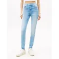 Tommy Jeans Skinny-fit-Jeans NORA MR SKNY AH1280 mit Logo-Badge, Mid Rise blau 30